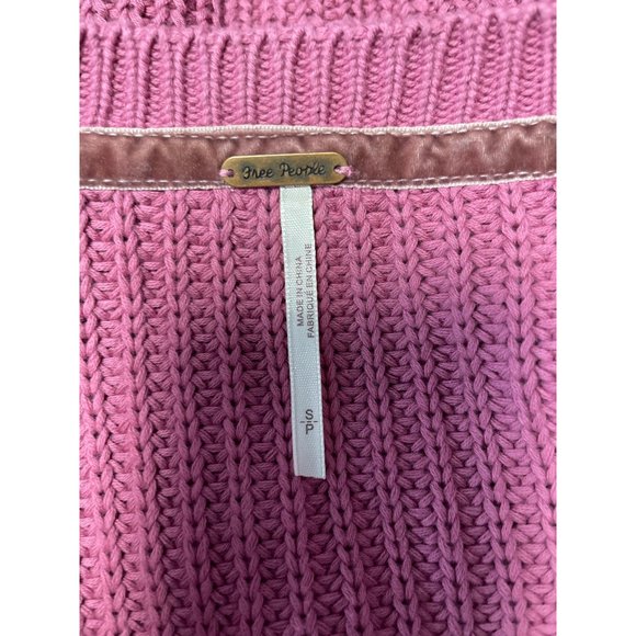 Free People Knit Damsel V-Neck Bell Sleeve Sweater Size S - Picture 6 of 10